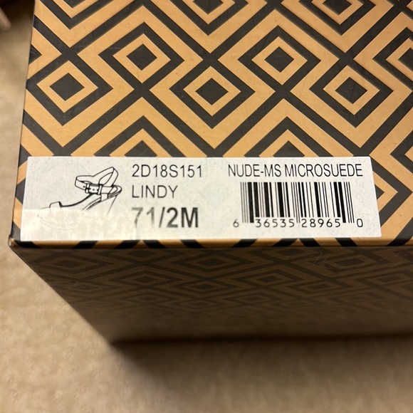 Nude micro suede espadrille wedge - Picture 5 of 5